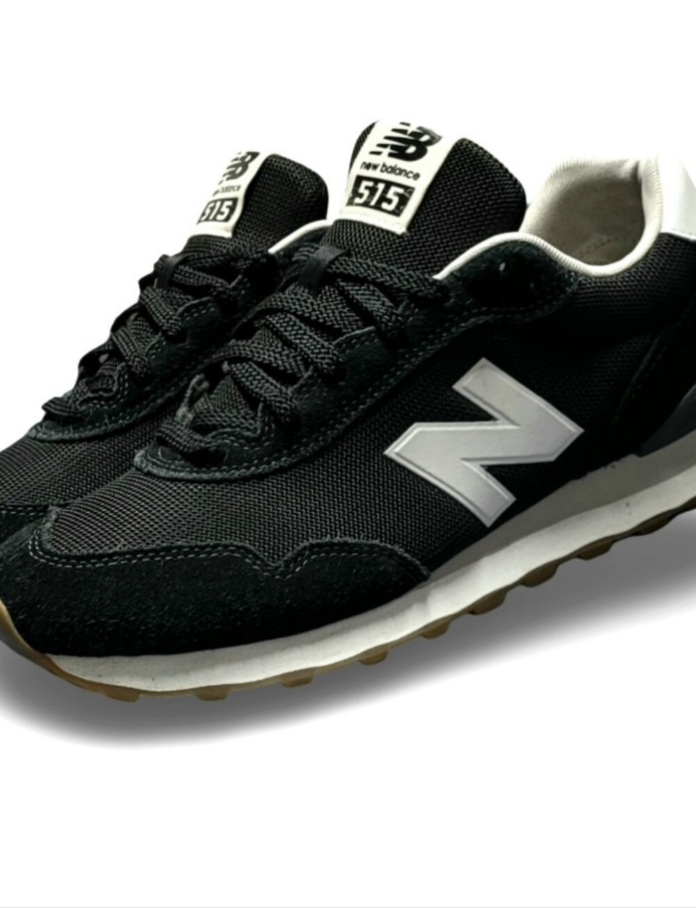 New Balance Men’s Black & White 515 Sneakers Size 9.5 <ML515HL3>